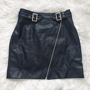 Urban Outfitters Vaughn Zip-Front Mini Skirt